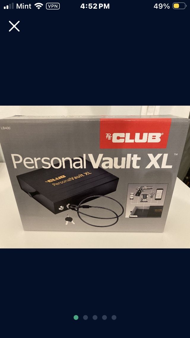 THE CLUB PERSONAL VAULT XL