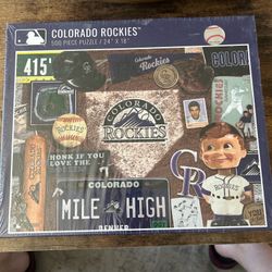 NEW MLB Colorado Rockies Throwback 500 Pieces Puzzle 24x18 You the Fan!
