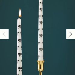 ANTHROPOLOGIE  Wedding or Decor Candles 