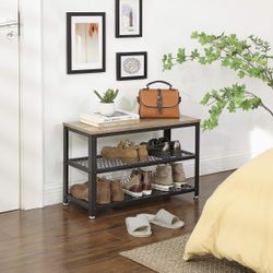 Bench Storage Rack 
