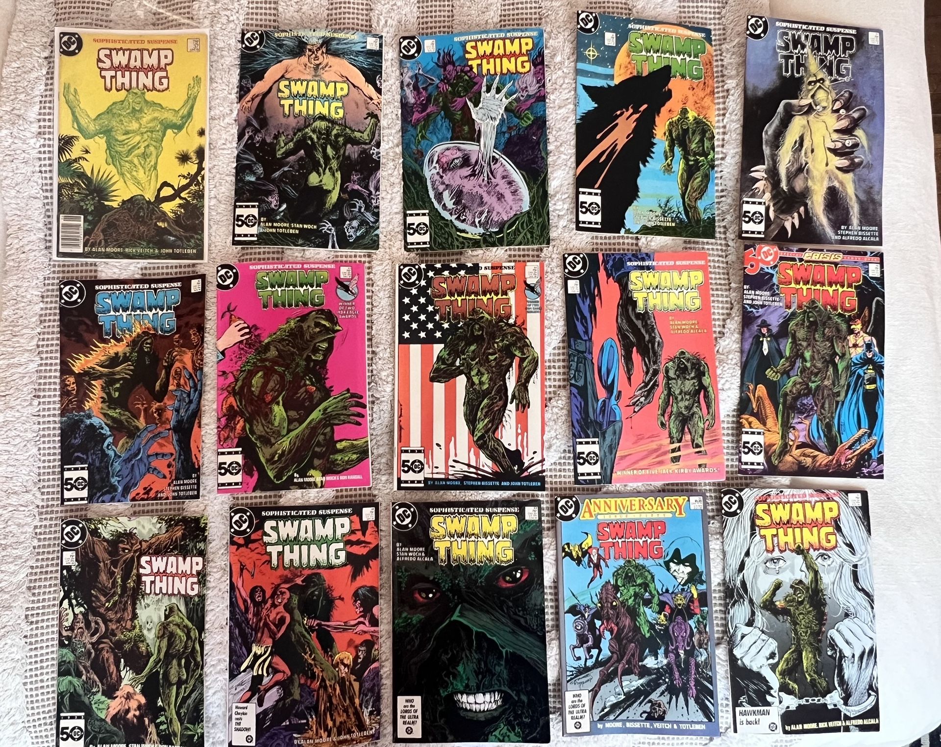 ENTIRE “Swamp Thing” American Gothic issues #37 - #51