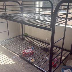 Steel bunk bed twin