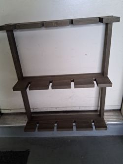 Wine glass rack