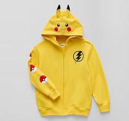 Pokemon Pikachu Zip-Up Size 4/5 or 8