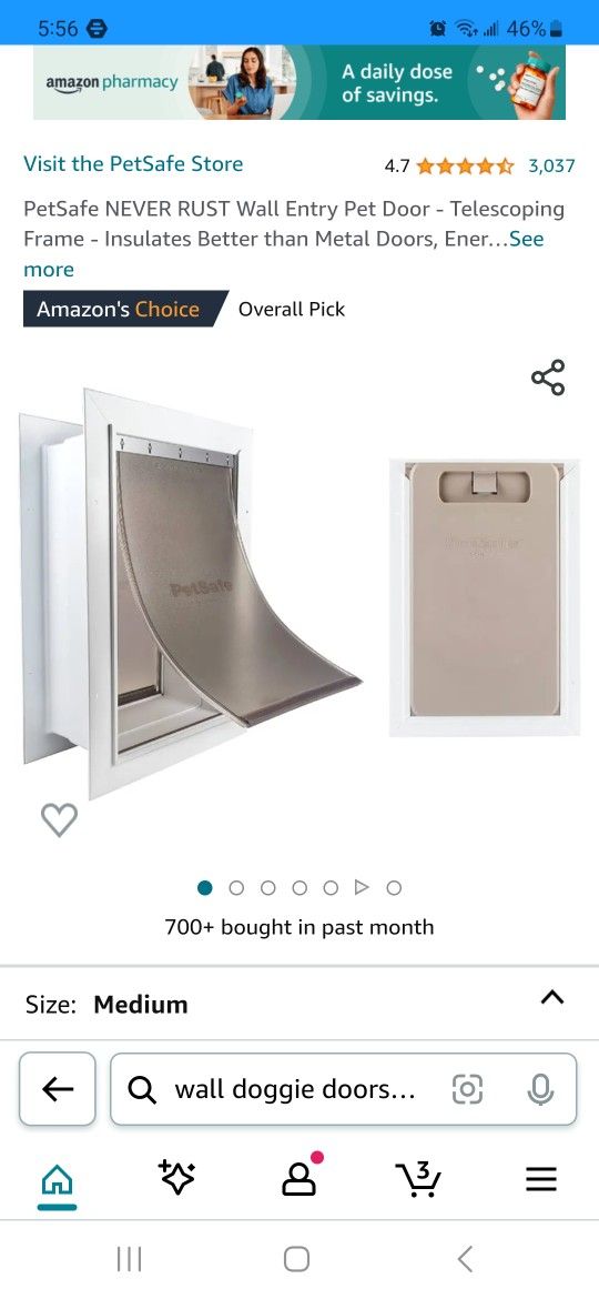Wall Doggie Door