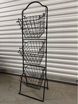 3-Tier Wire Basket Organizer