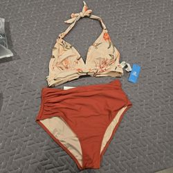 Floral Two-piece Swimsuit 