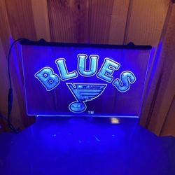 Brand New St. Louis Blues LED sign