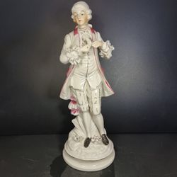 Porcelain Elegance Vintage Figurine Man