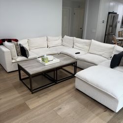 Sectional Sofa With Ottoman 