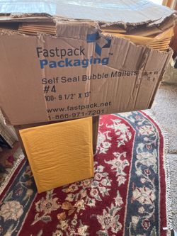 Self seal bubble mailers