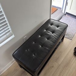 Dark brown Shoe Storage Bench