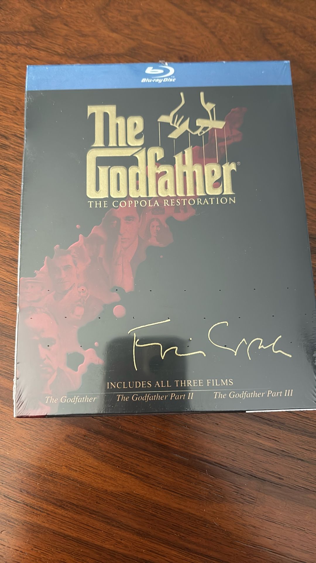 New Unopened The Godfather: The Coppola Restoration Blu Ray Disc Set