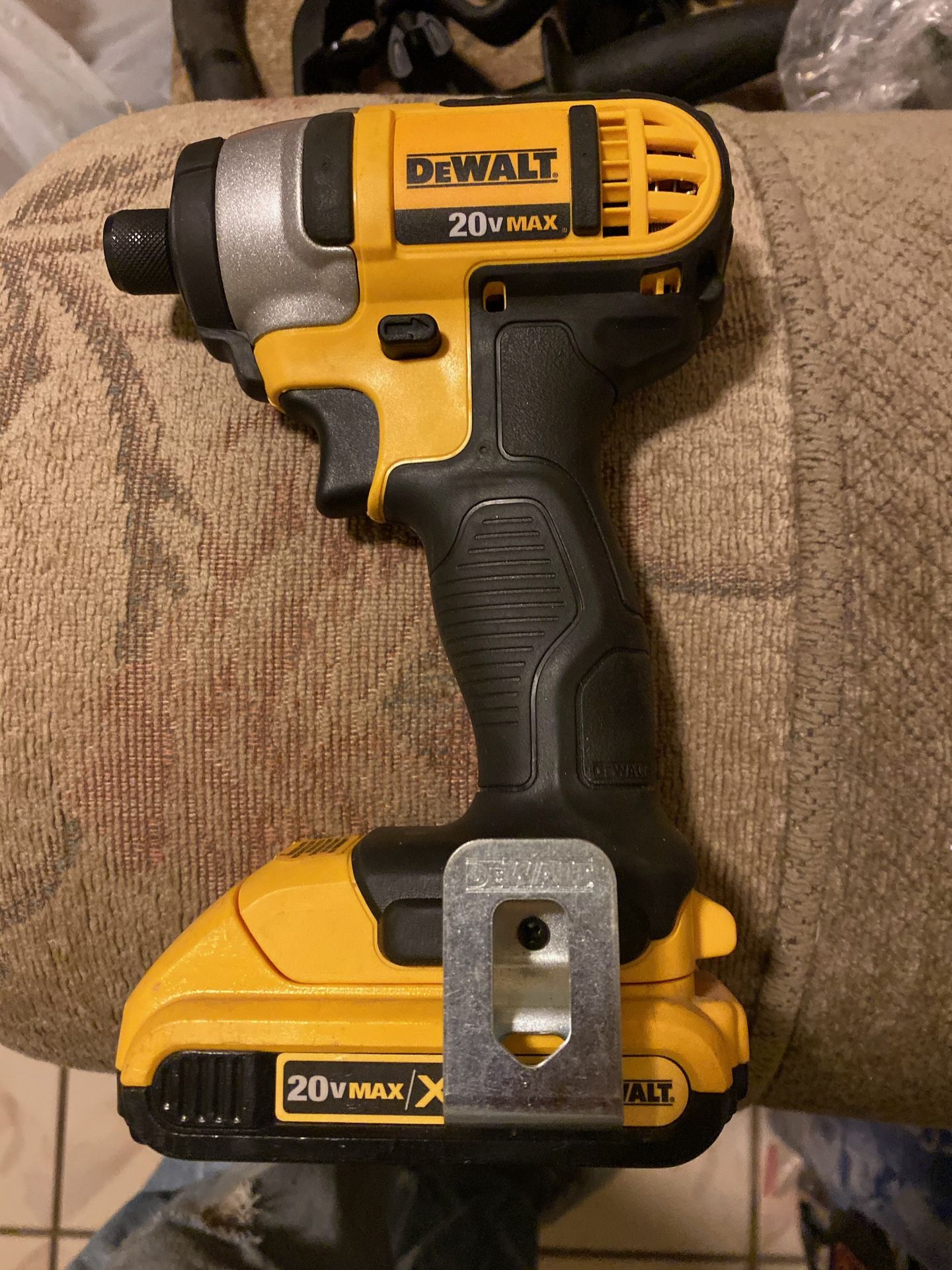 Impact drill and flashlight