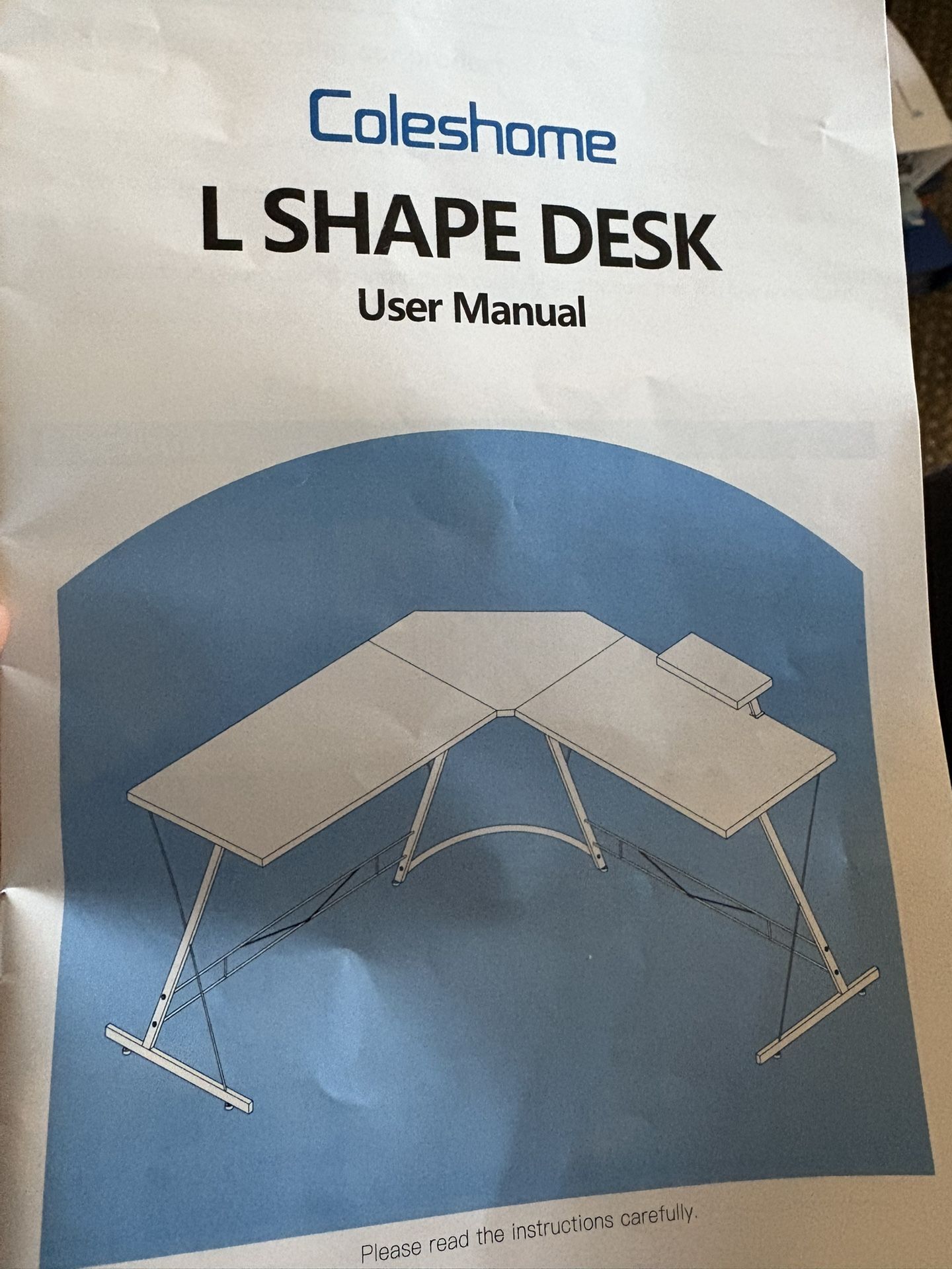 L-Shape Desk $75