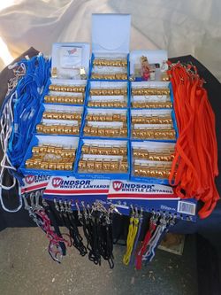 Brass whistles& Lanyards