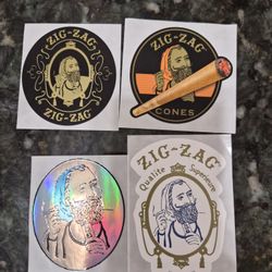 Zig Zag Stickers 