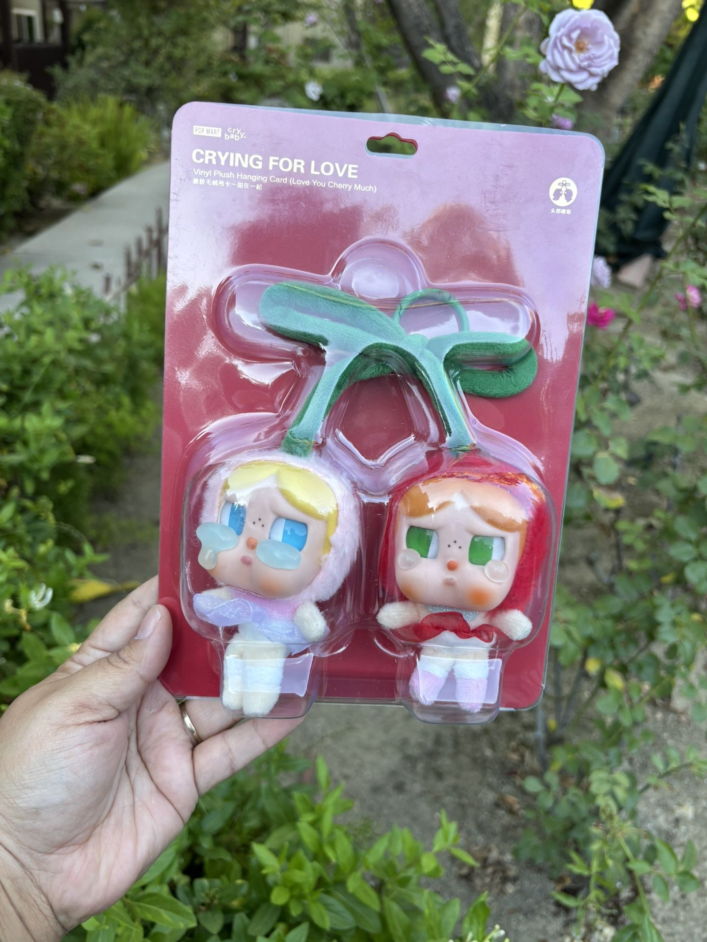 Crybaby Cherry Plush Keychain