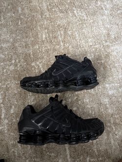 Nike Shox TL Triple Black Unisex, Size 8 Mens