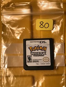Pokémon white version Nintendo ds