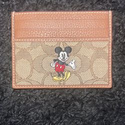 Disney X Coach Slim ID Card Case
