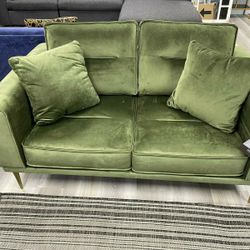 Macleary - Moss - Loveseat -sameday Delivery