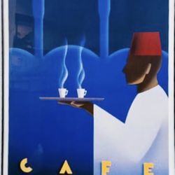 Framed Cafe Arabica Poster Print