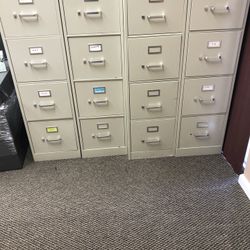 4 Draw Vertical File Cabinets With Keys 