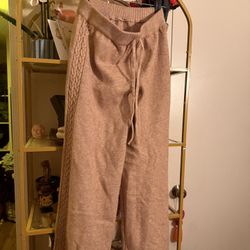 Tan Cozy Sweat pants 