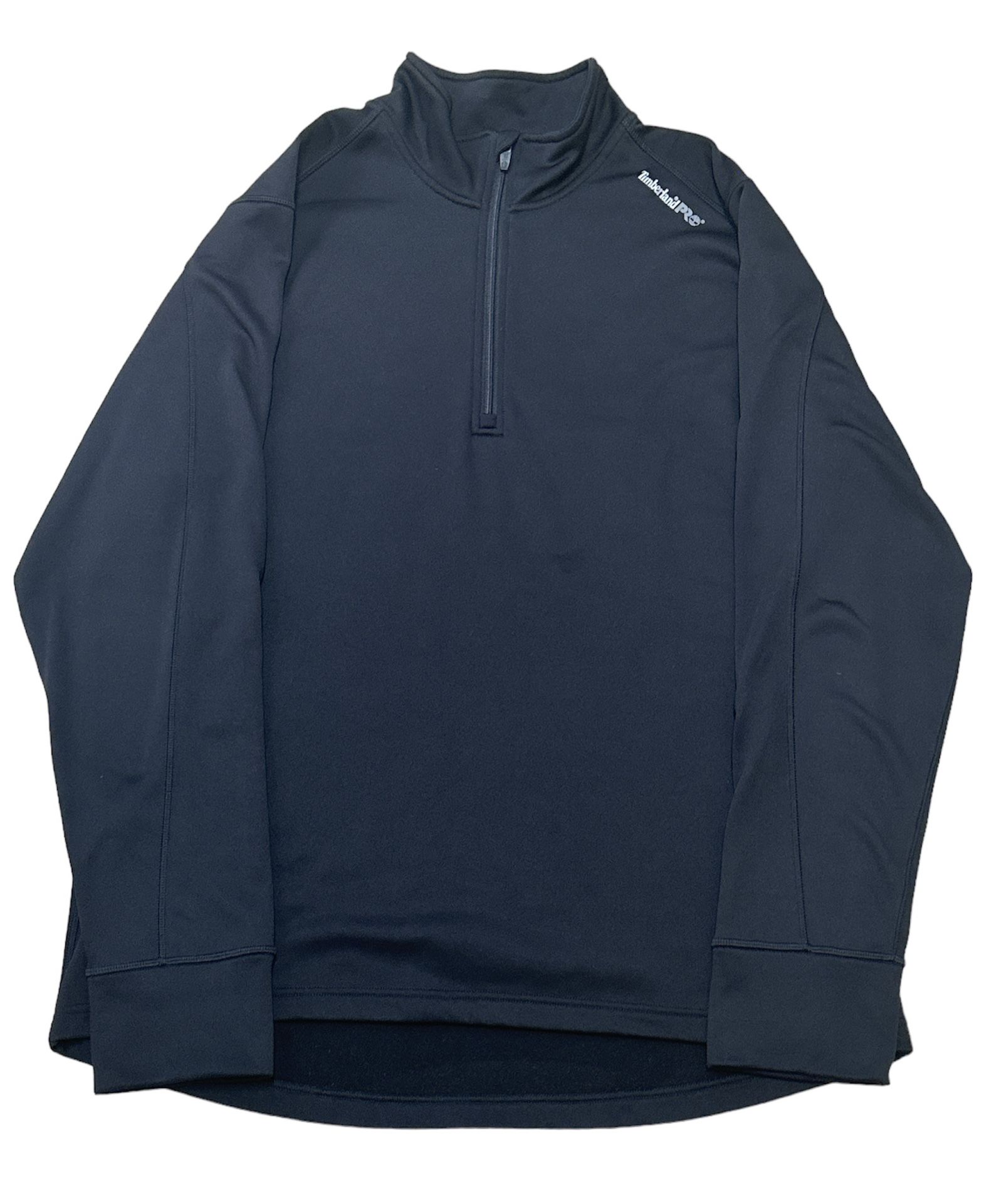 Timberland Pro Men’s Black Half Zip Henry Long Sleeve Fleece Sweatshirt Size XL