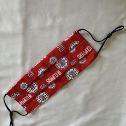 Face Masks- LA CLIPPERS, YANKEES, RED SOX, DOLPHINS, BROWNS, BRONCOS