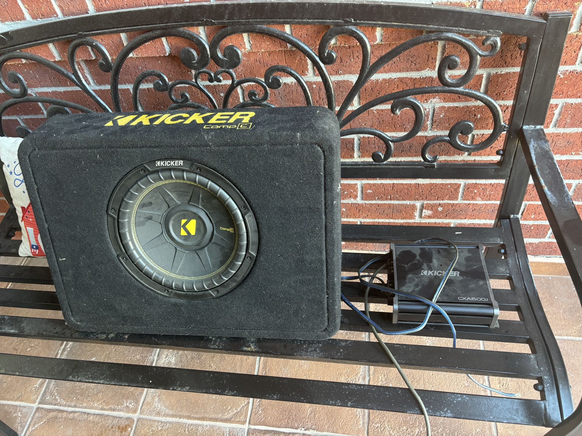 Subwoofer And Amp Combo For Trucks $450 Value