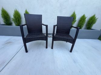 Wicker Chairs X 2