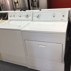 Kenmore Washer And Dryer Set. 1 year Warranty 