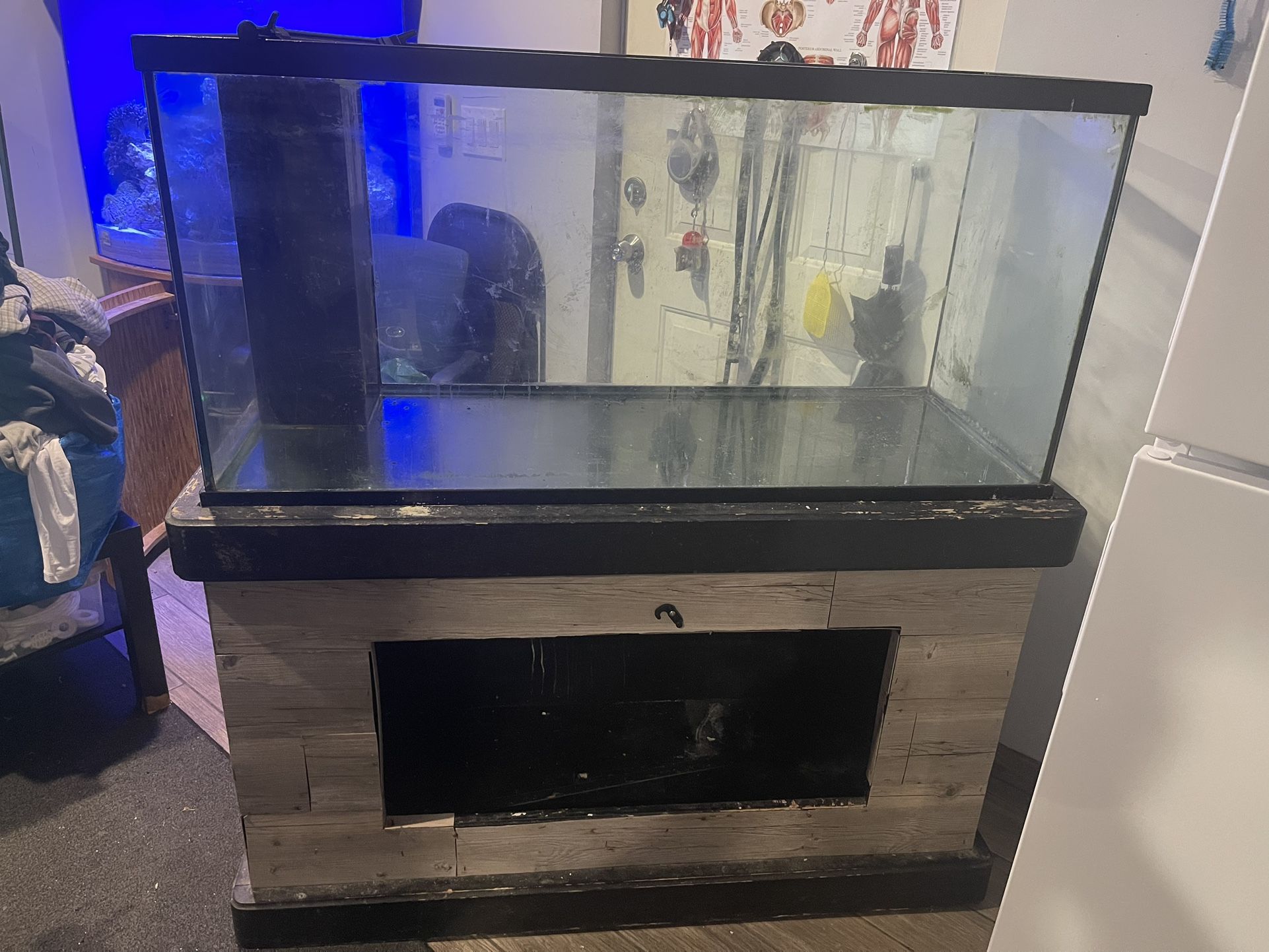 90 Gallon Saltwater Tank w/ 30 Gallon Sump