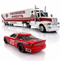 Swisher Sweets Rob Moroso #25 NASCAR Transporter & Car Set 1/2500 RCCA