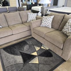 SOFA LOVE SEAT 2PC FREE DELIVERY 