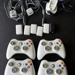 Xbox 360 Wireless Controller, Rechargeable Batter Pack, Play And Charge Kit 
