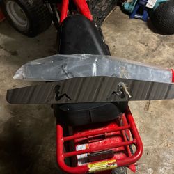 Chrome Sitting Lady Mud Flap Weight 4" x 24"