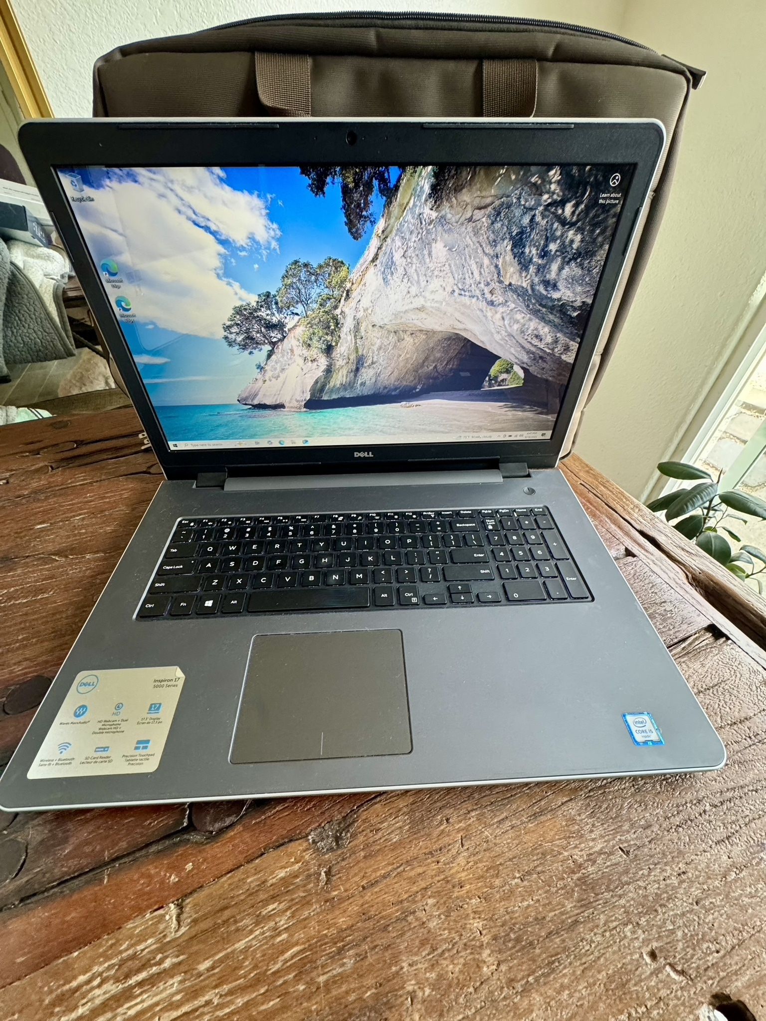 Dell Laptop Inspiron 17inch Intel Core i5 2.4GHz 8GB RAM - Excellent