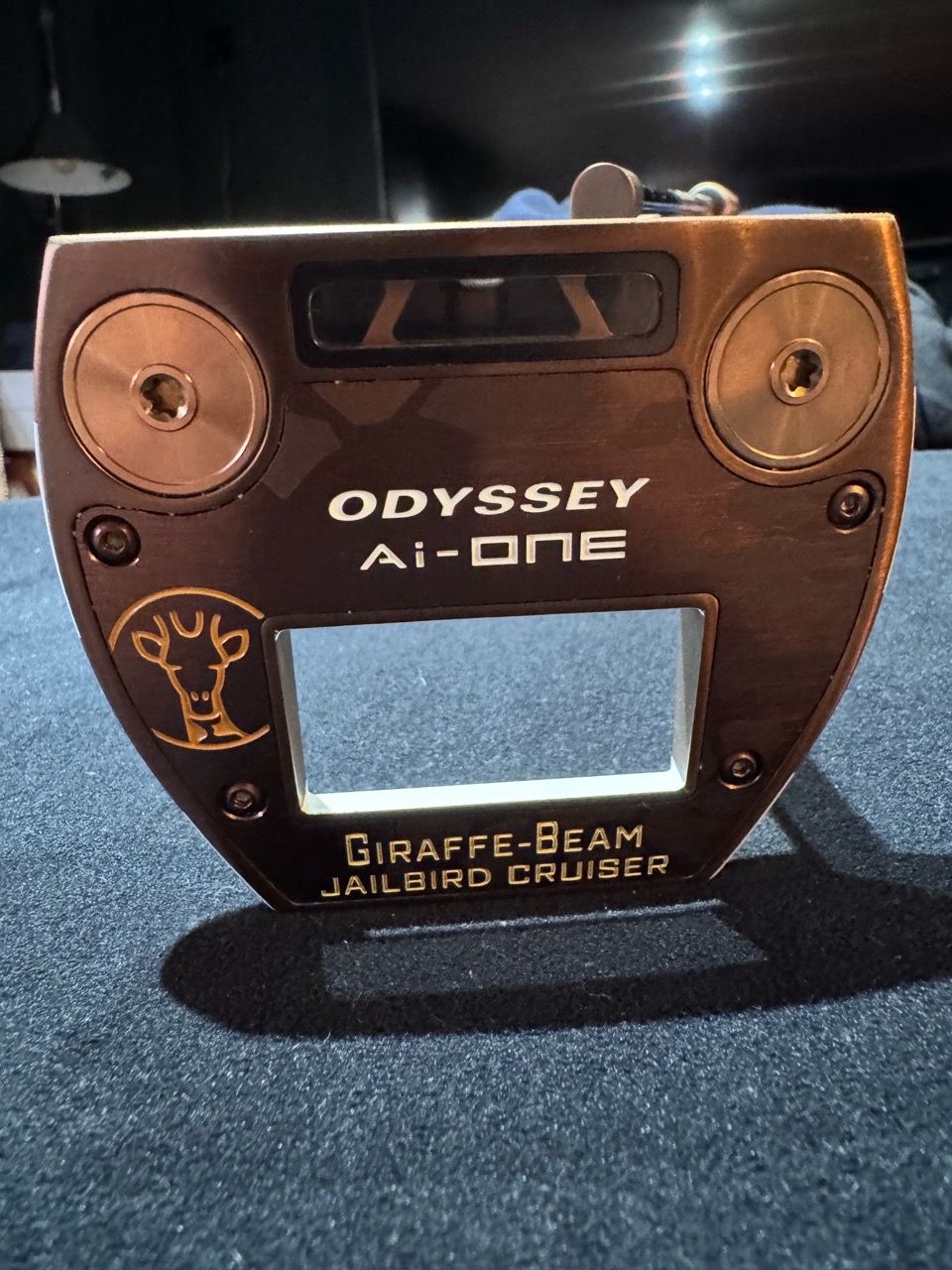 Straight Key Shaft ODYSSEY AI-ONE GIRAFFE-BEAM JAILBIRD CRUISER PUTTER 38 INCH GOLF CLUB ...