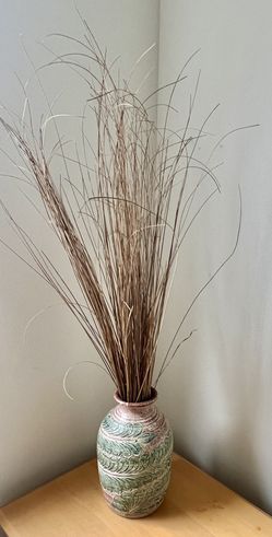 Vase With Tall Grass