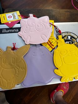 Pokemon X Target Bag Charm Ditto Jigglypuff Psyduck Eevee