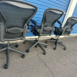 Herman Miller Aeron’s B & C Office Chairs 