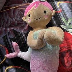 Mermaid Plush With Blanket 
