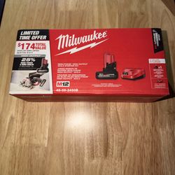 New Milwaukee M12 5.0 High output With Charger 🔌 