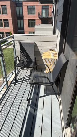 2 outdoor chairs