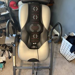 Inversion Table With Back Massager And Heating