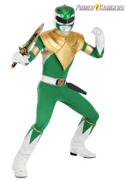 Power Rangers Green Ranger Cosplay Costume ADULT SIZE XL