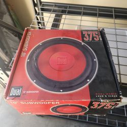 Dual 10" subwoofer brand new